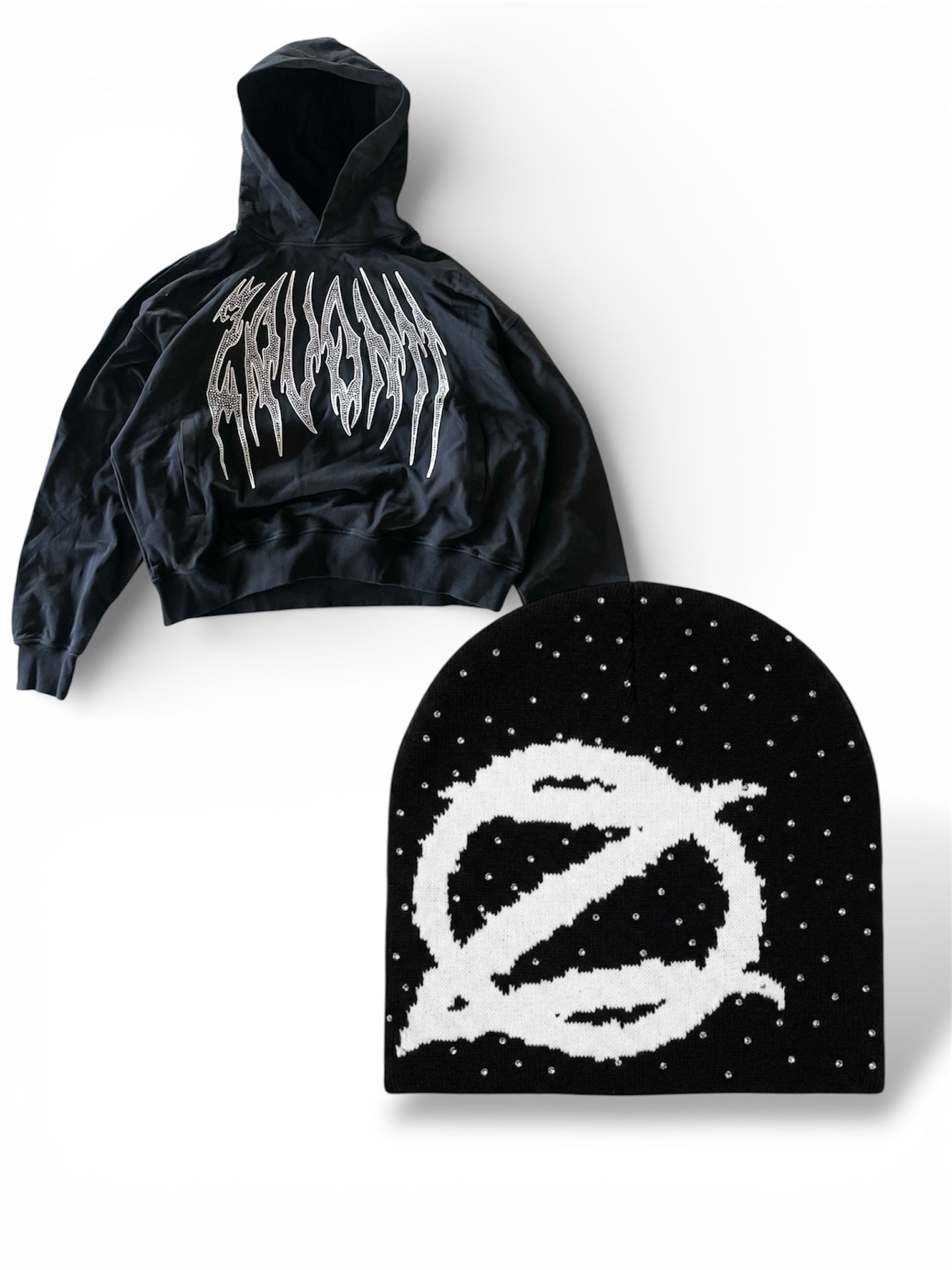 Black Rhinestone Set