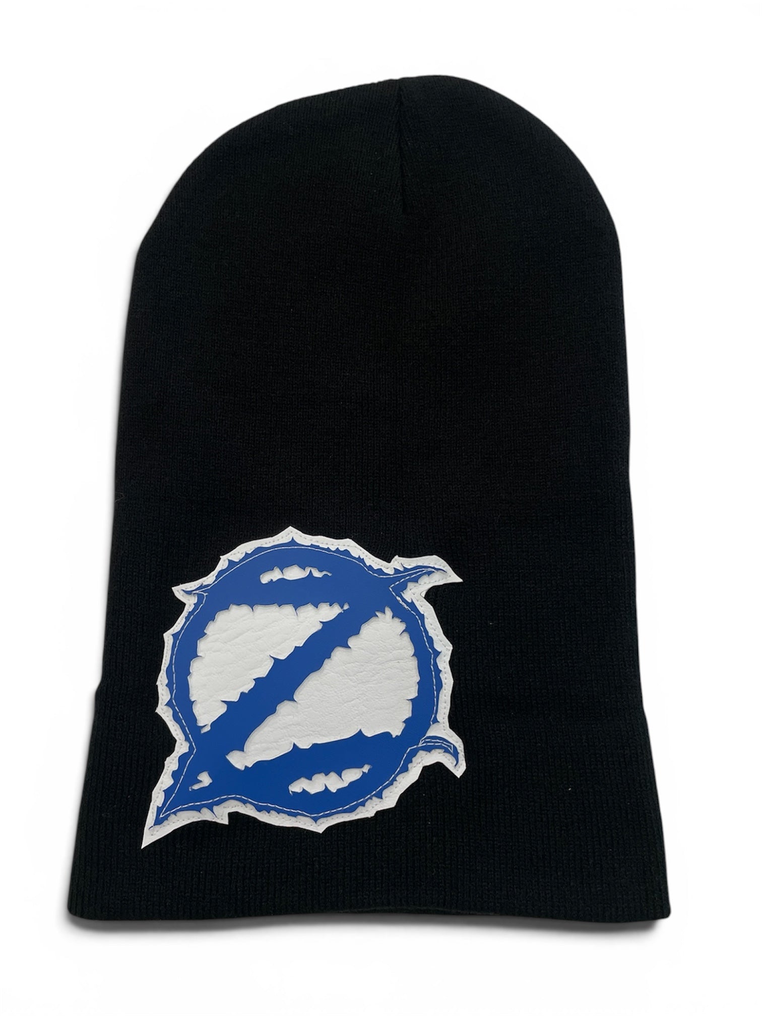 Black/ White/ Blue ZV Beanie