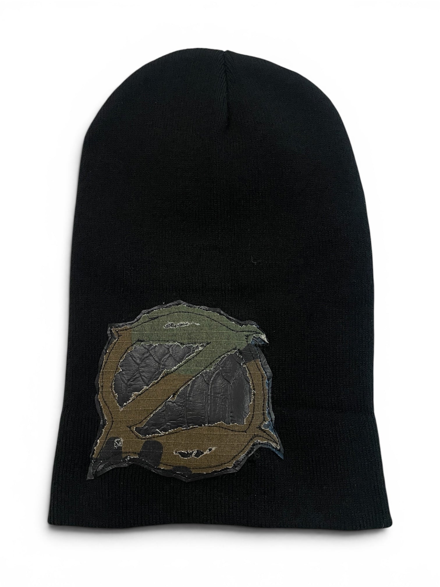 Black/Green Camo ZV Beanie