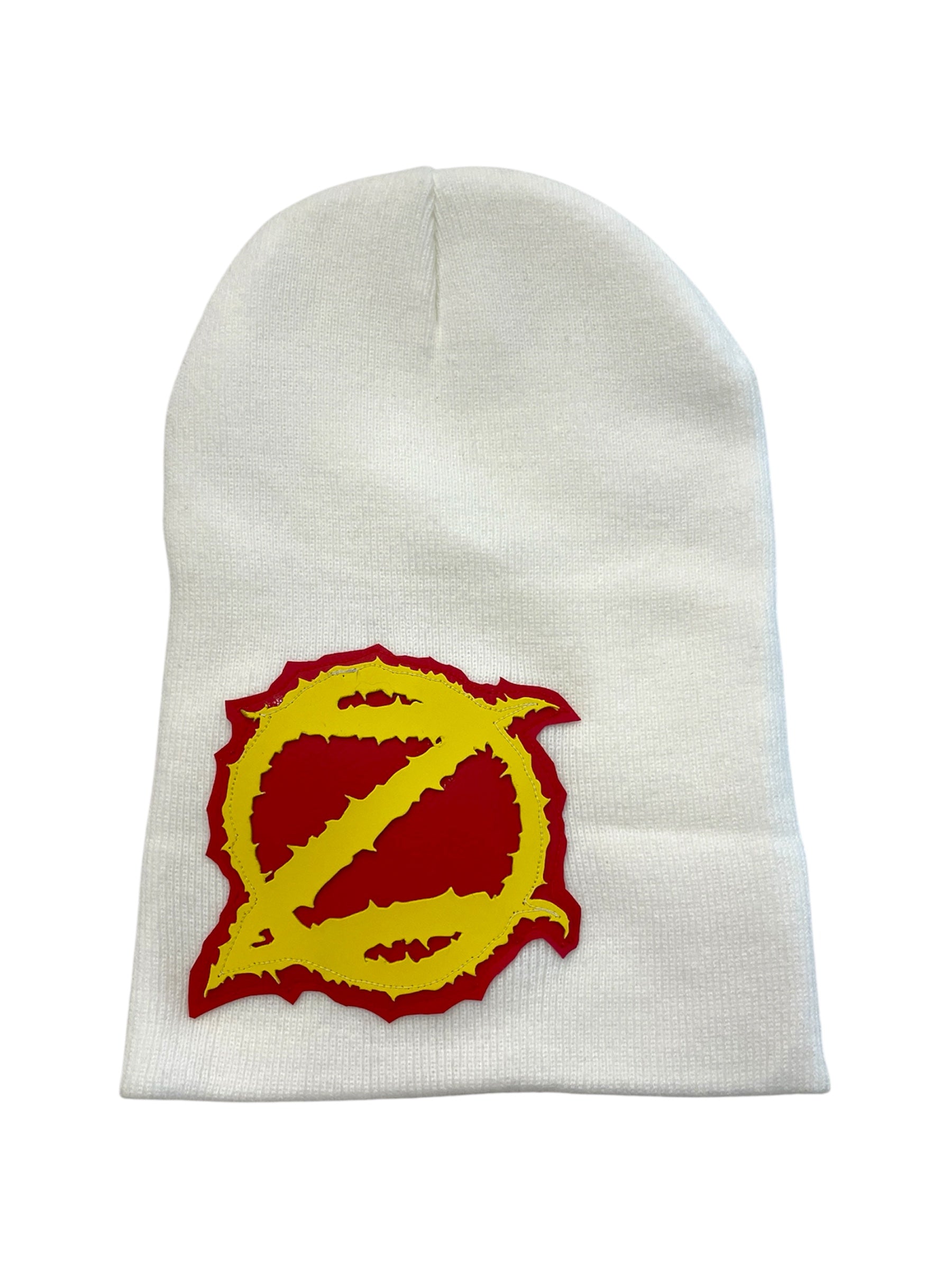 White/Red/Yellow ZV beanie